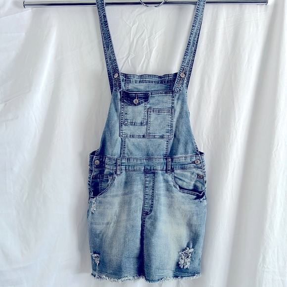Almost Famous Dresses & Skirts - Almost Famous- Denim Overalls Dress size XL